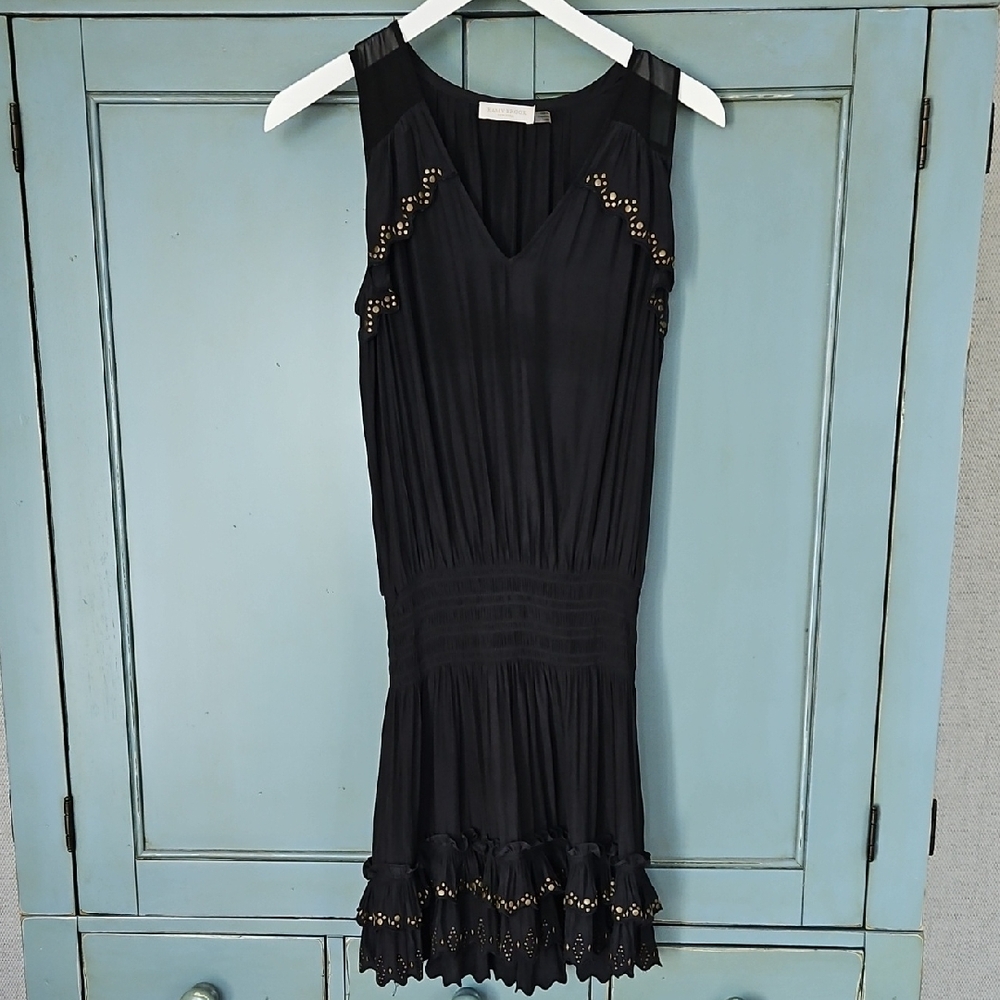 Ramy Brook Amelda Studded Blouson Dress